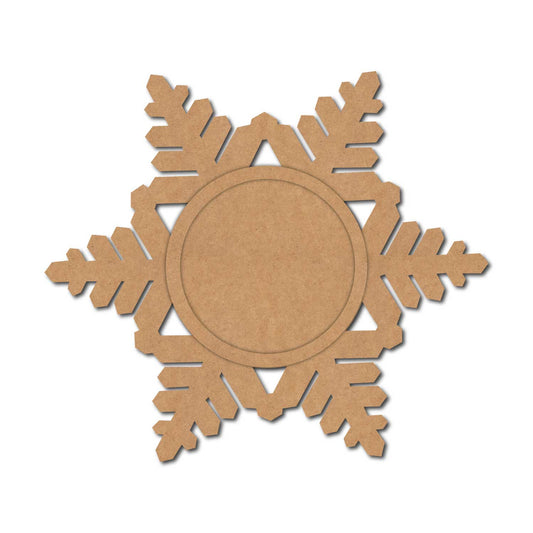 Snowflake Diya Tealight Holder MDF Design 4