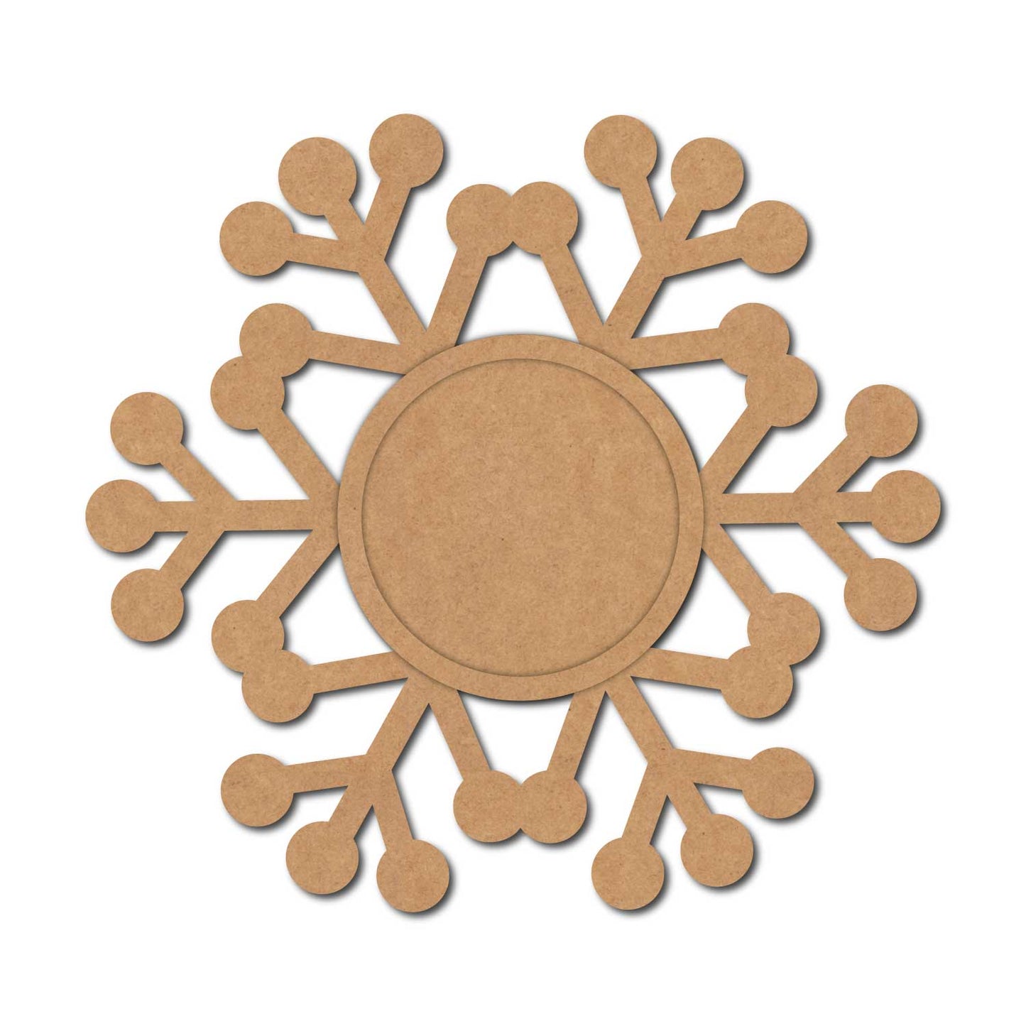 Snowflake Diya Tealight Holder MDF Design 6