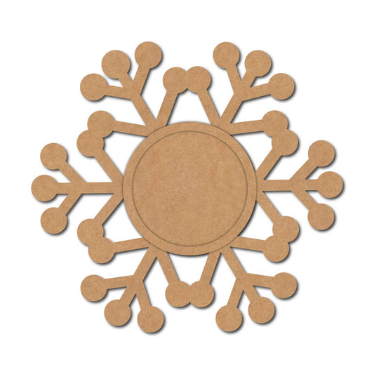 Snowflake Diya Tealight Holder MDF Design 6