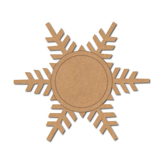 Snowflake Diya Tealight Holder MDF Design 7