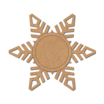 Snowflake Diya Tealight Holder MDF Design 8