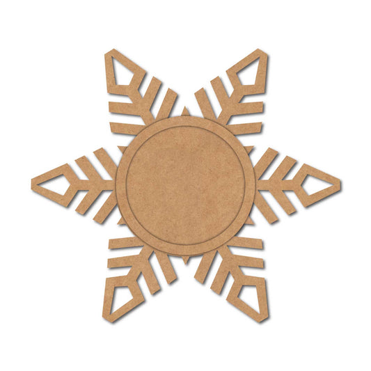 Snowflake Diya Tealight Holder MDF Design 8