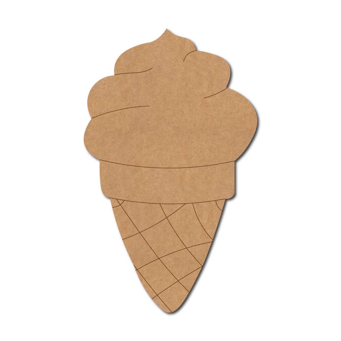 Softy Ice Cream Pre Marked MDF Design 2