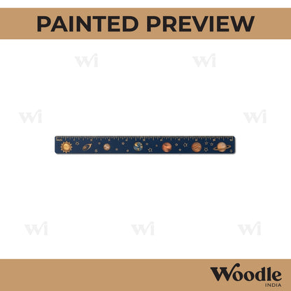 Solar System Ruler Scale MDF Design 1