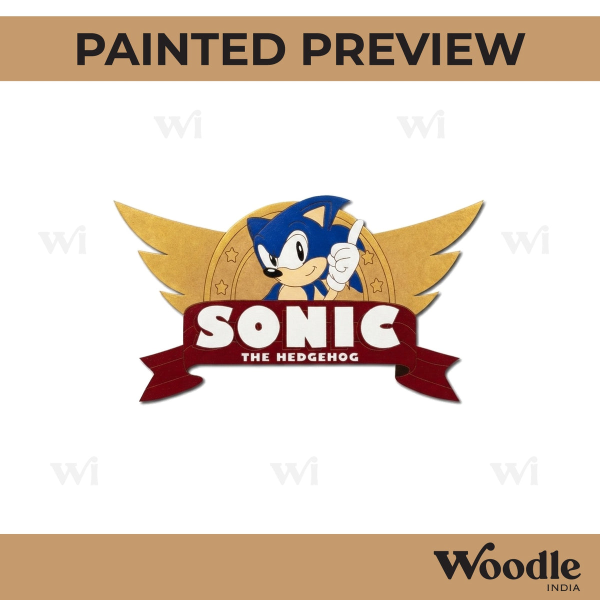 Sonic Pre Marked Base MDF Design 2