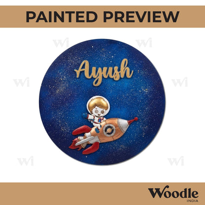 Space Nameplate MDF Design 16