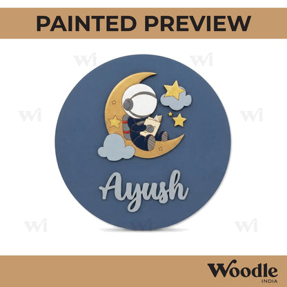 Space Nameplate MDF Design 17
