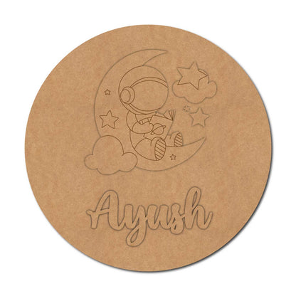 Space Nameplate MDF Design 17