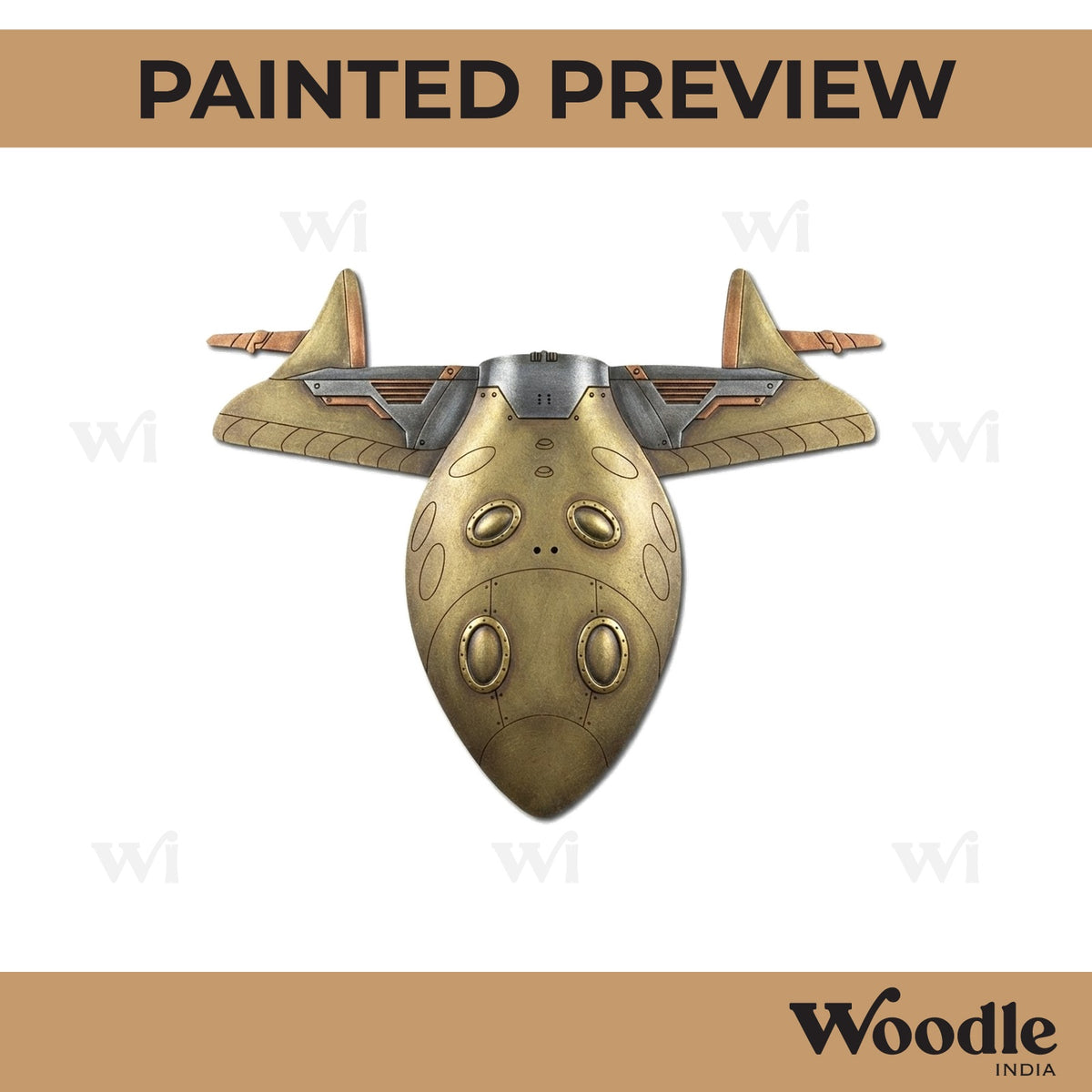 Space Ship Pre Marked MDF Design 1