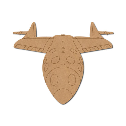 Space Ship Pre Marked MDF Design 1