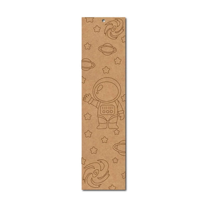 Space Theme Bookmark Pre Marked MDF Design 1