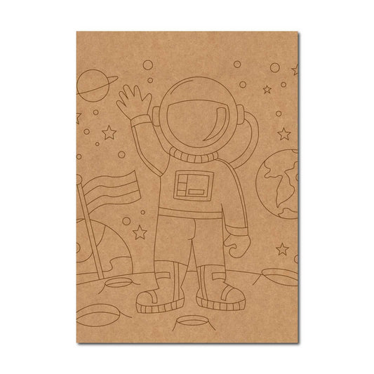 Space Theme Pre Marked Base MDF Design 2