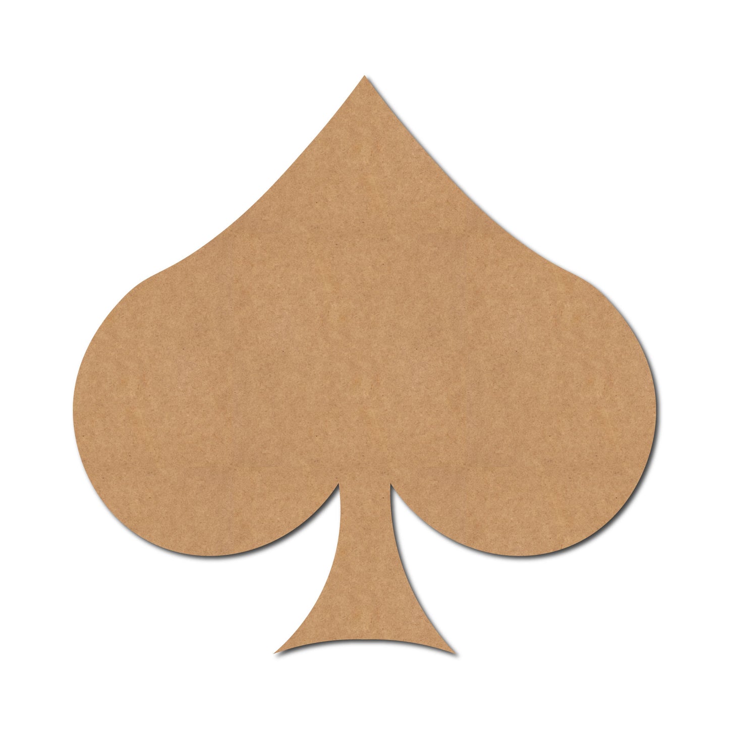 Spade Poker Cutout MDF Design 1