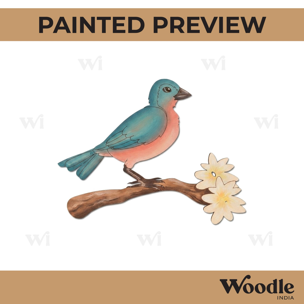 Sparrow Pre Marked MDF Design 1
