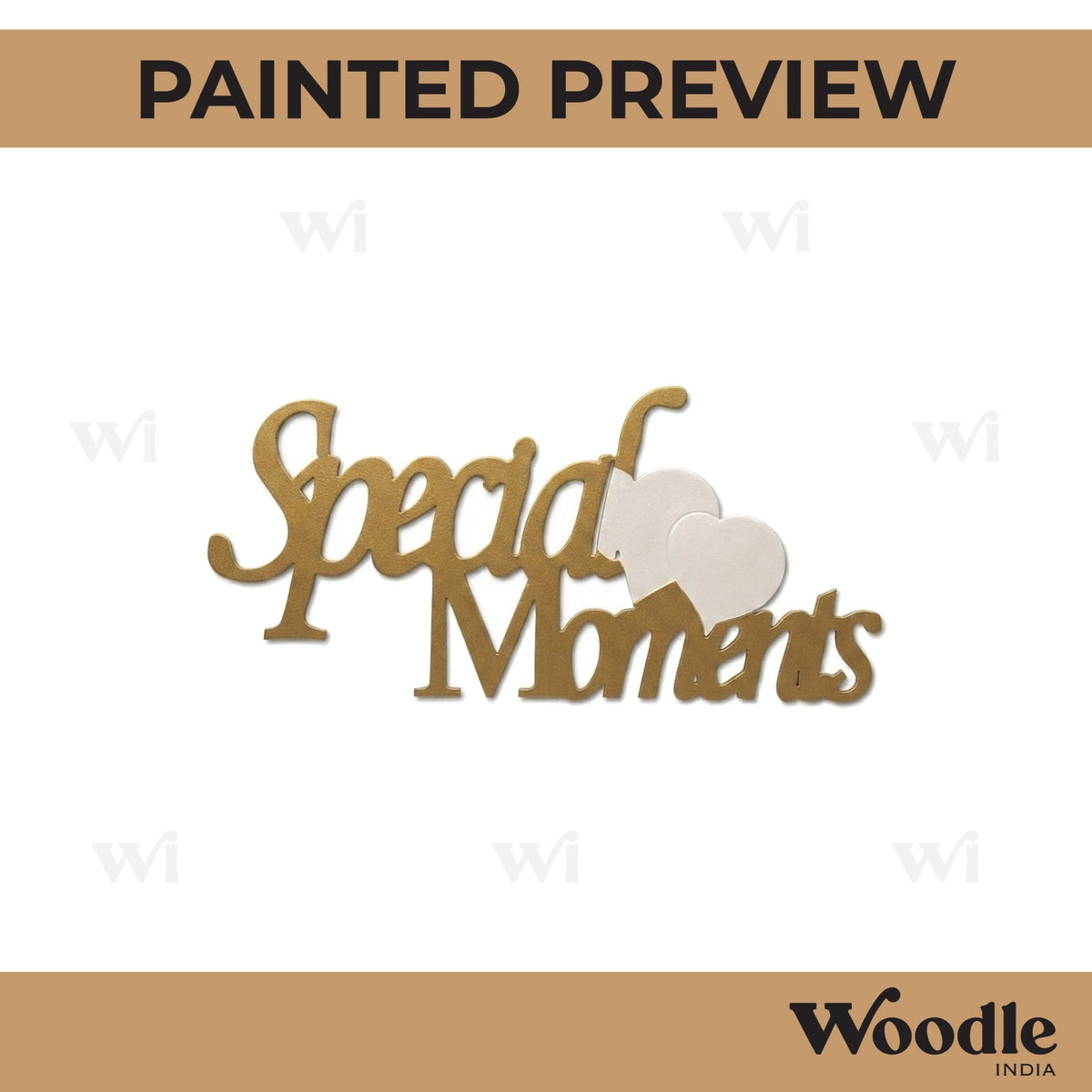 Special Moments Cutout MDF Design 1