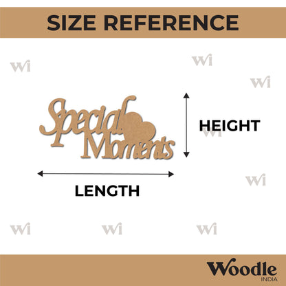 Special Moments Cutout MDF Design 1