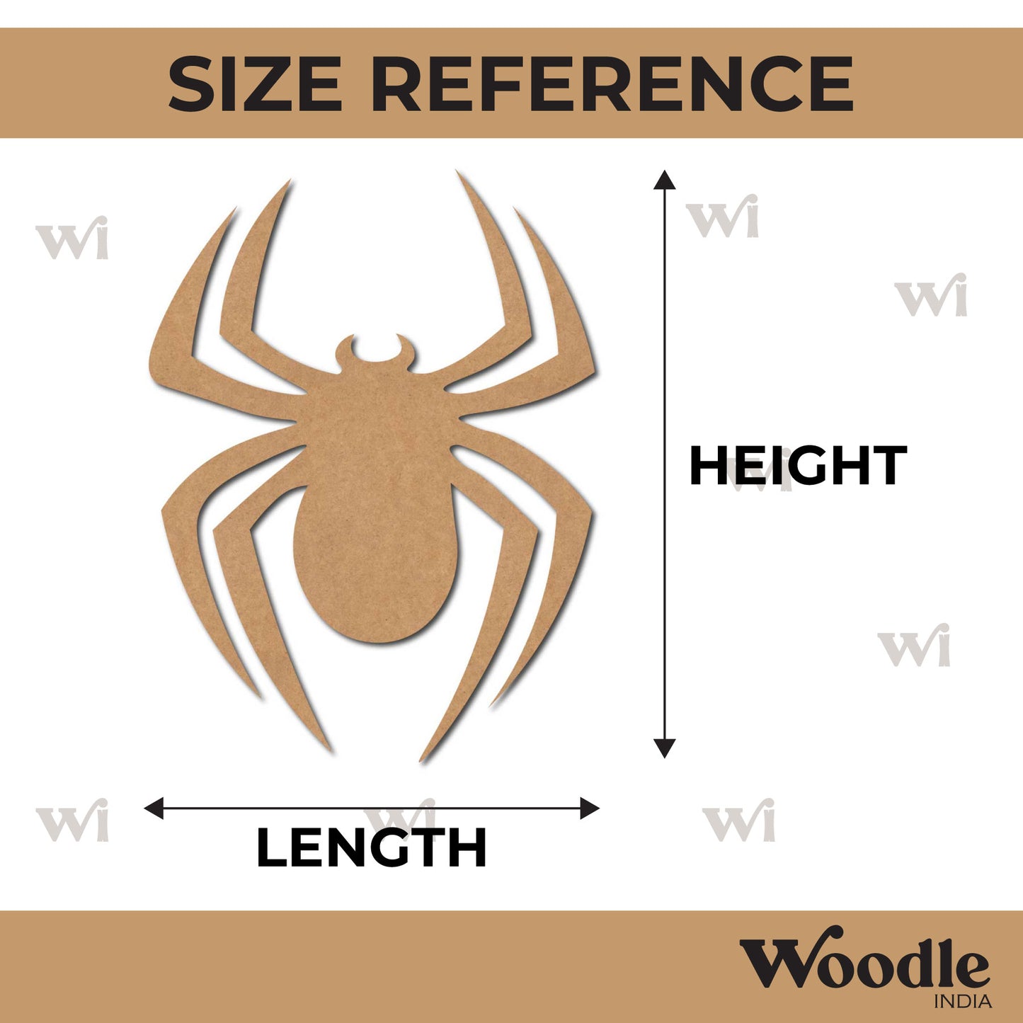 Spider Cutout MDF Design 1