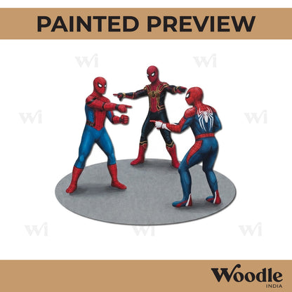 Spiderman Pre Marked Base MDF Design 1