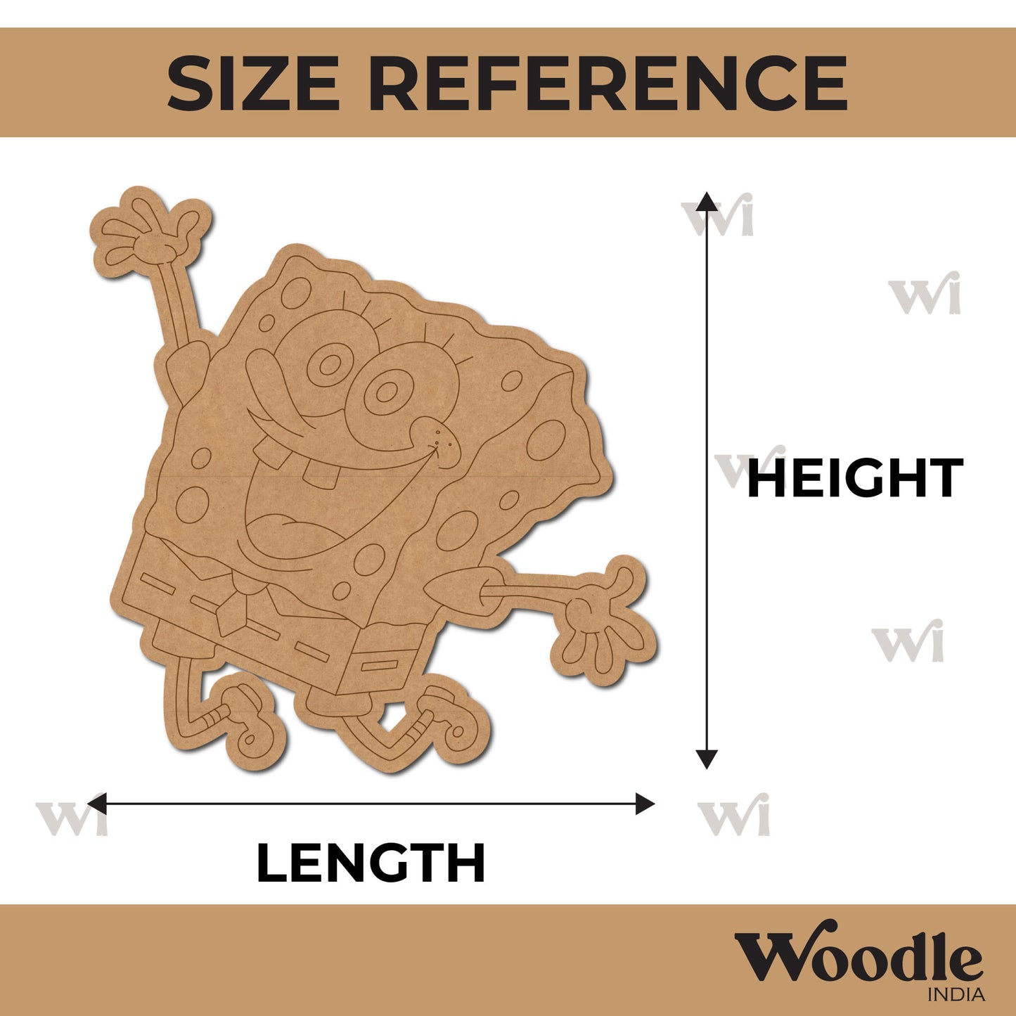 Spongebob Pre Marked MDF Design 1