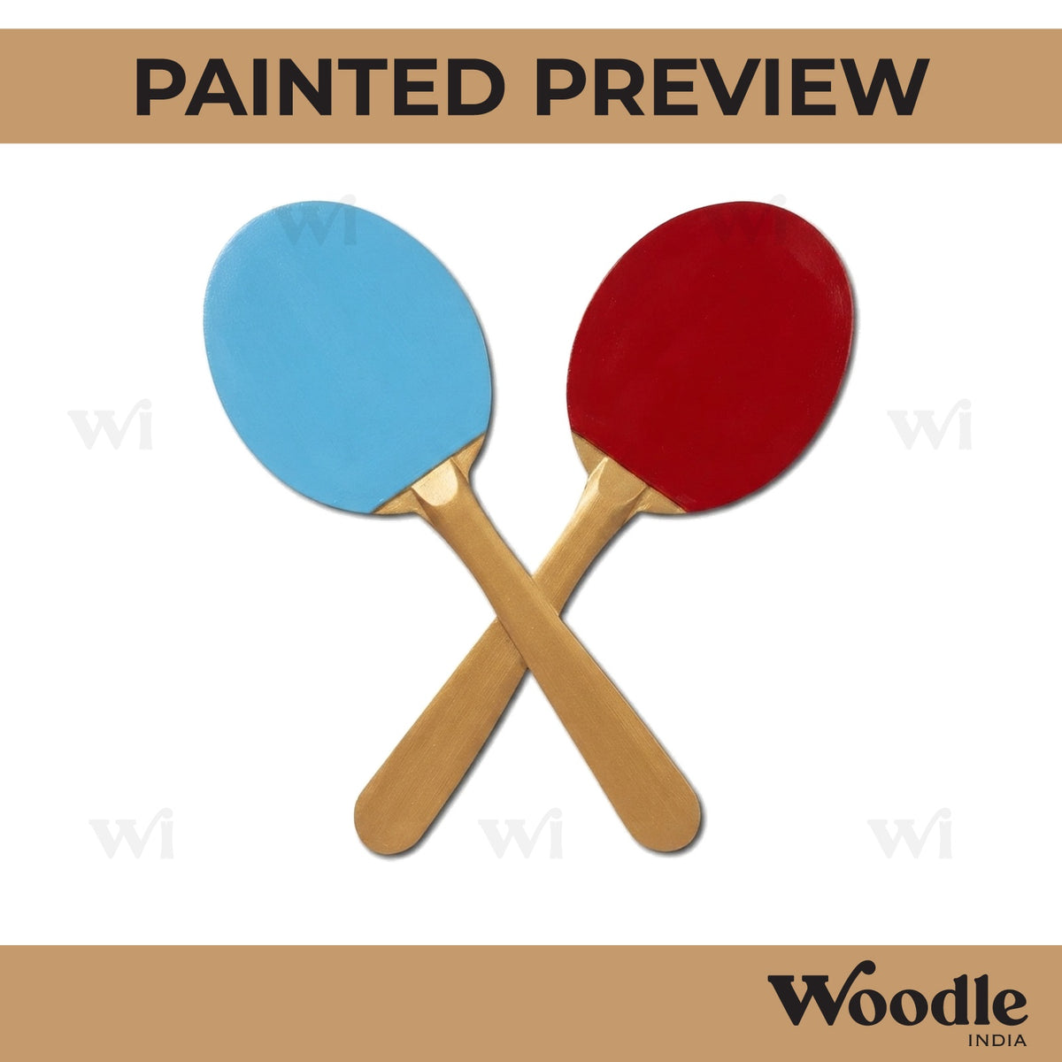 Spoons Cutout MDF Design 1