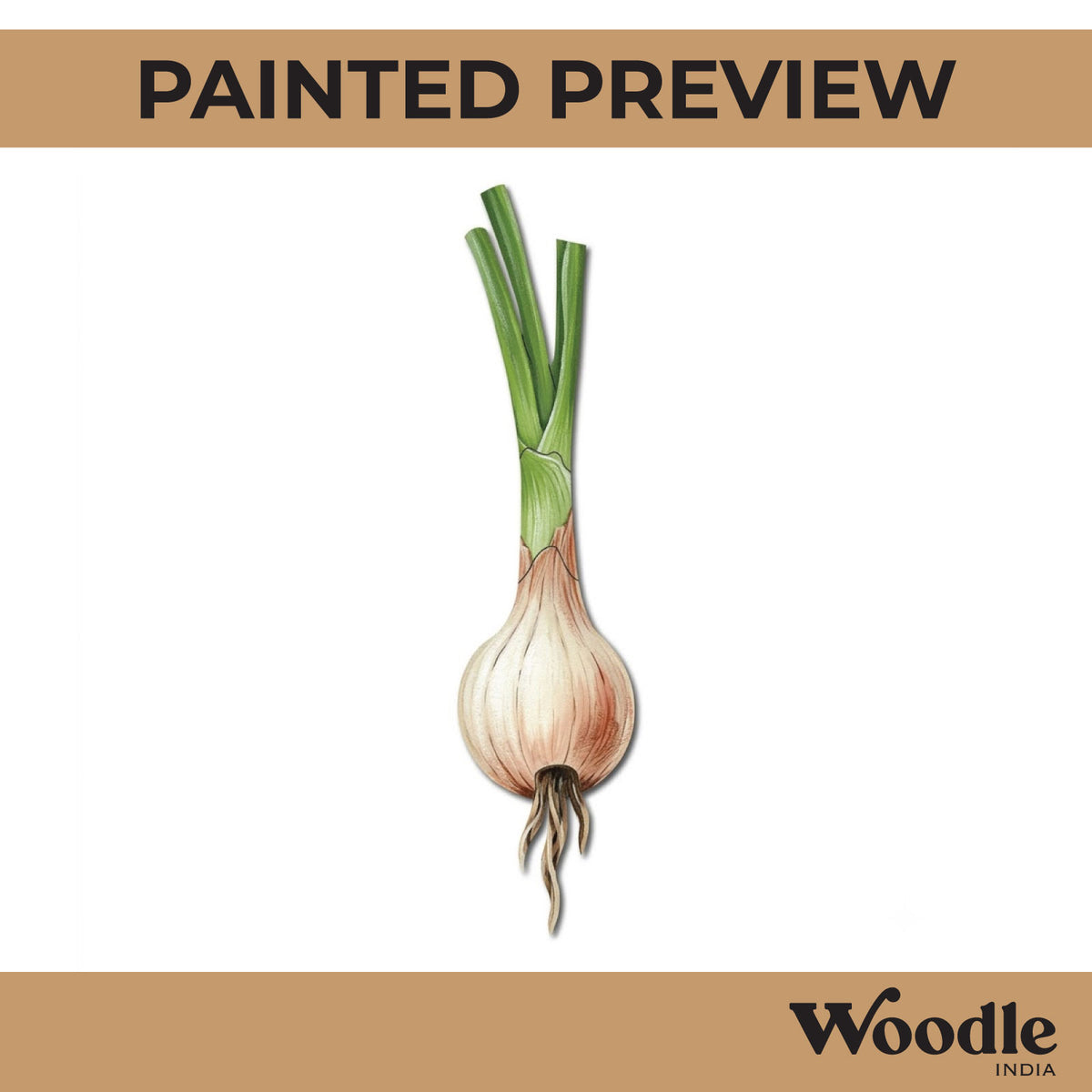 Spring Onion Pre Marked MDF Design 1