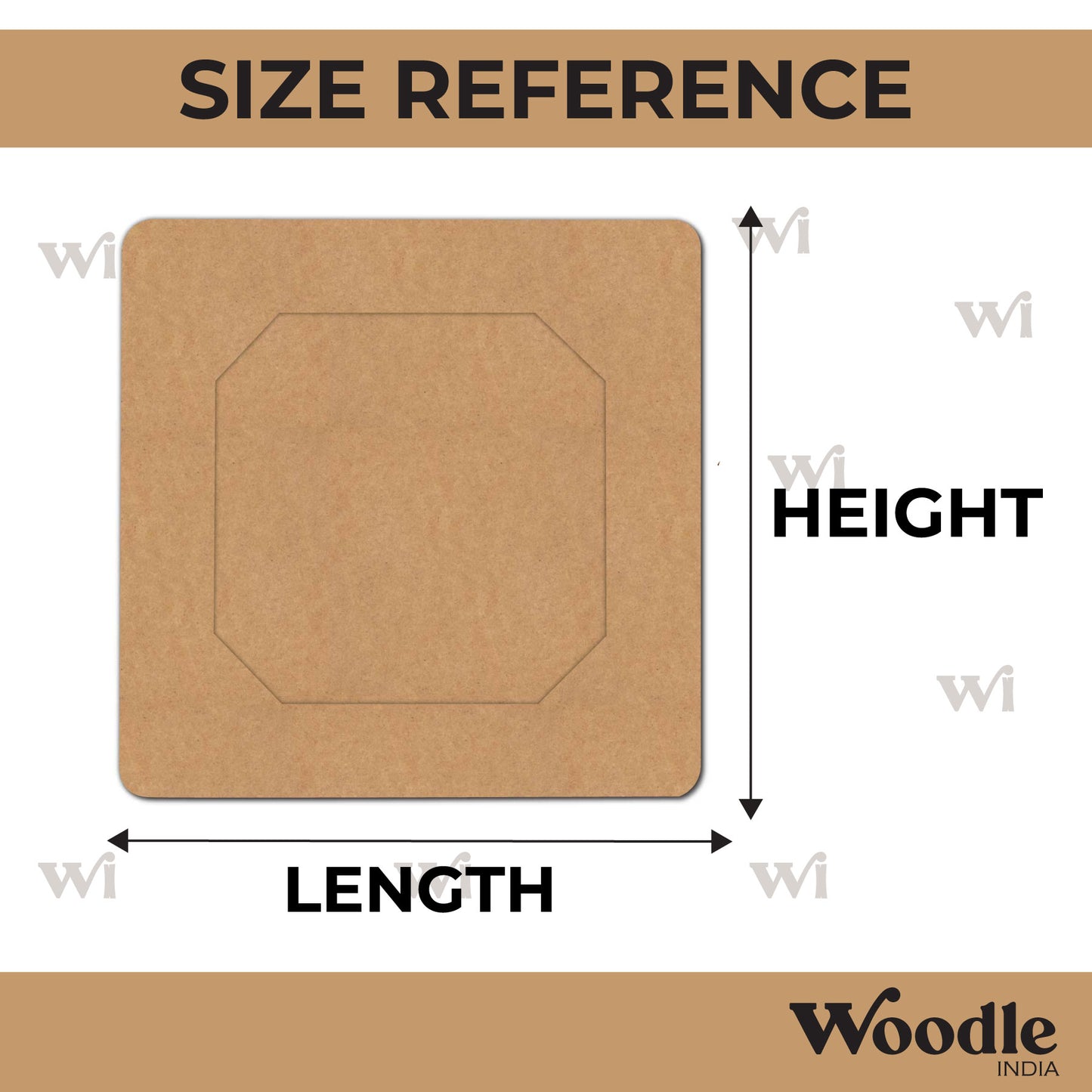 Square Frame MDF Design 1