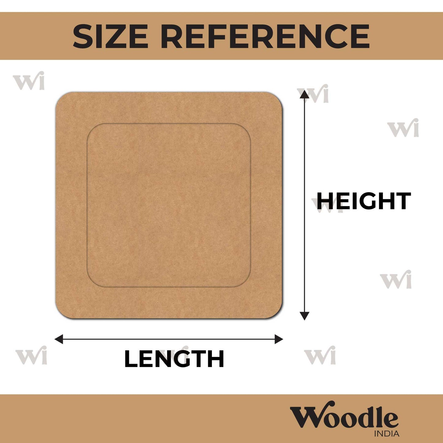 Square Frame MDF Design 3