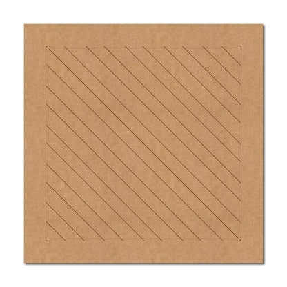 Square Pre Marked Base MDF Design 1