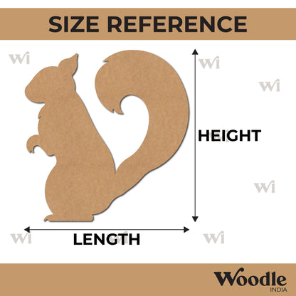 Squirrel Cutout MDF Design 1