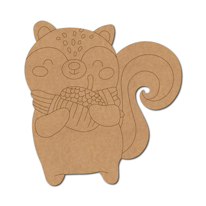 Squirrel Pre Marked MDF Design 1