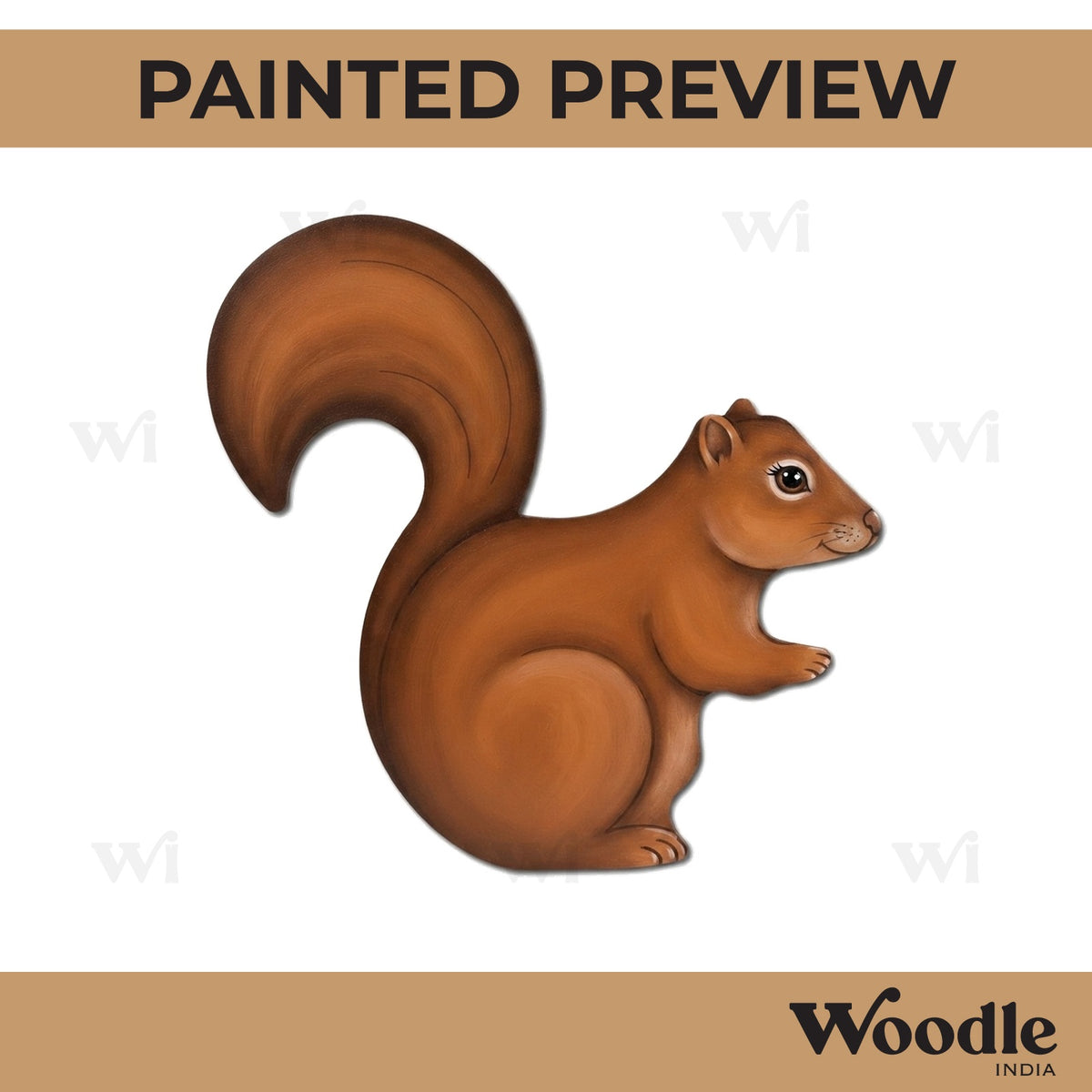 Squirrel Pre Marked MDF Design 12