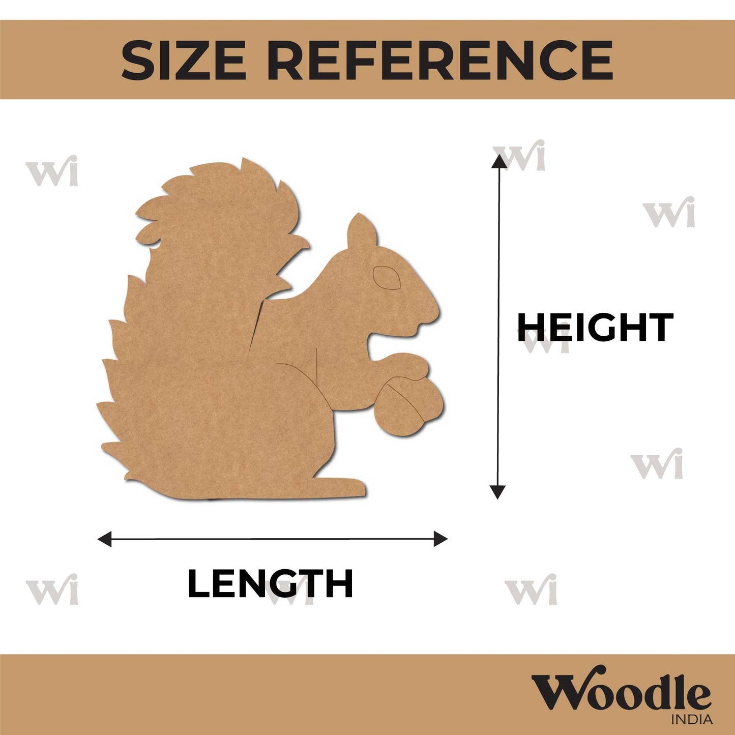 Squirrel Pre Marked MDF Design 13