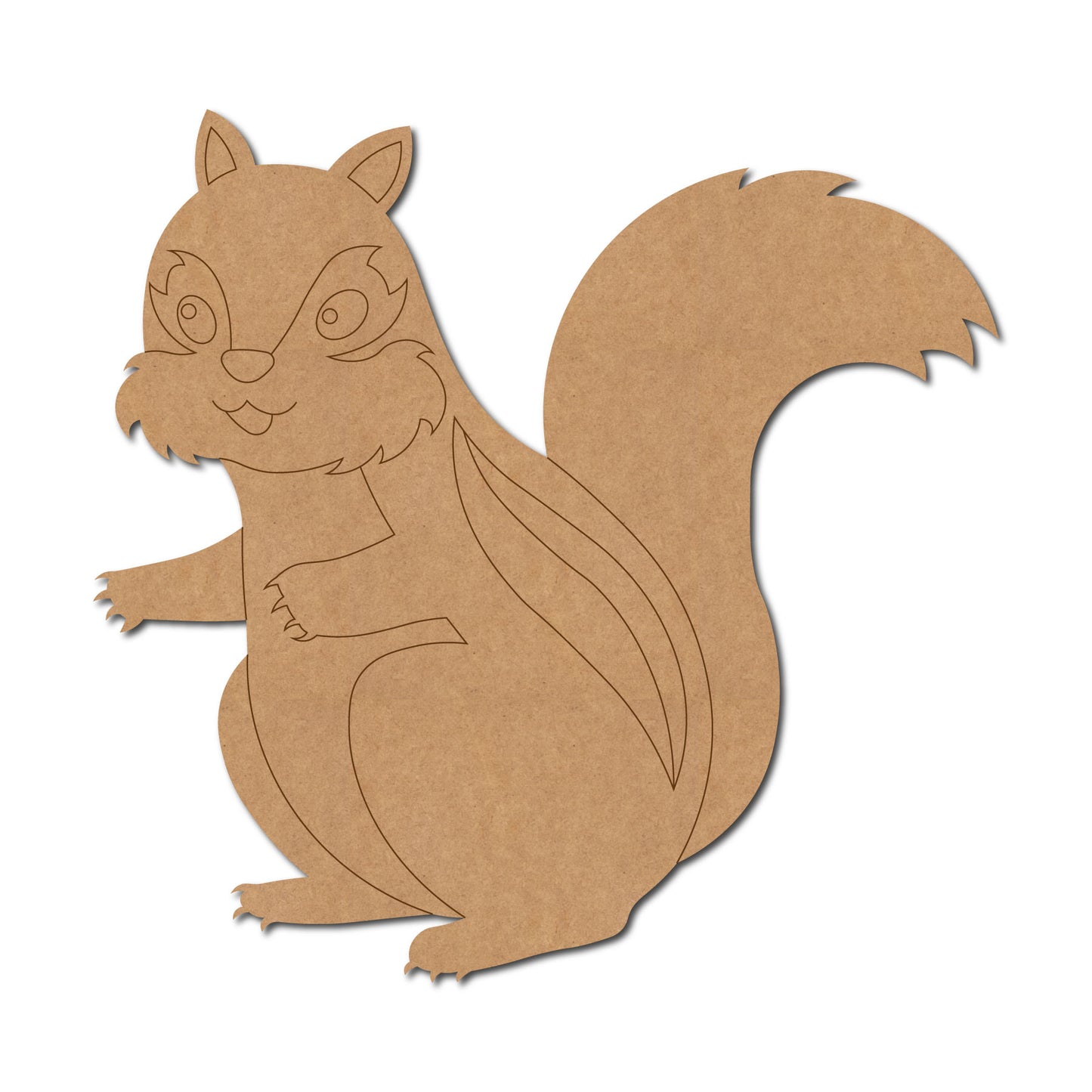 Squirrel Pre Marked MDF Design 4