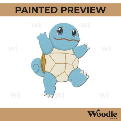 Squirtle Pokemon Pre Marked MDF Design 1