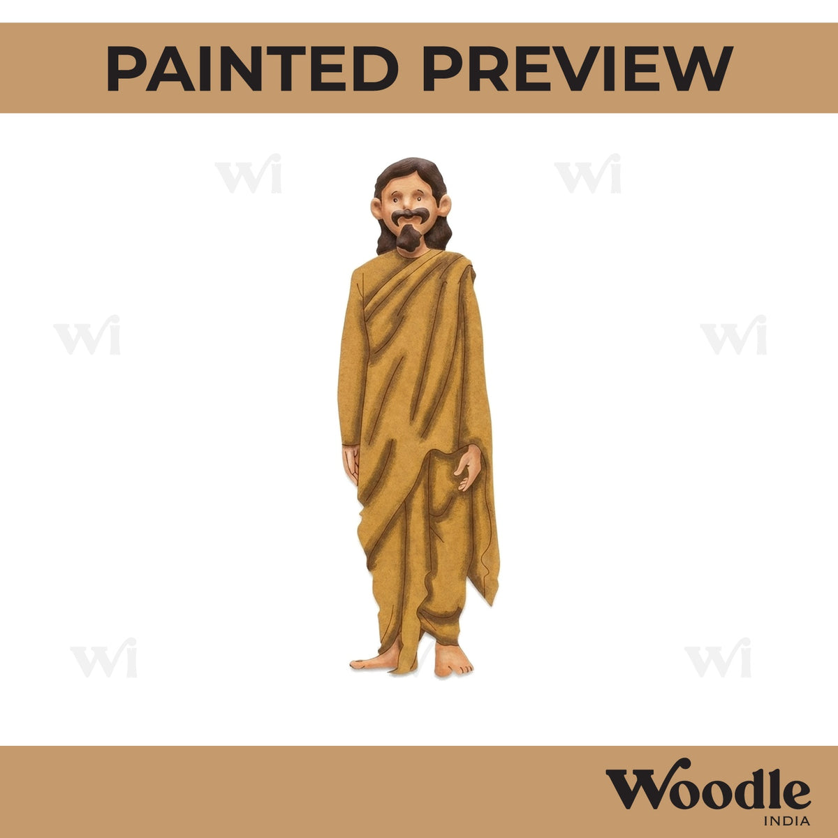 Sri Aurobindo Pre Marked MDF Design 1