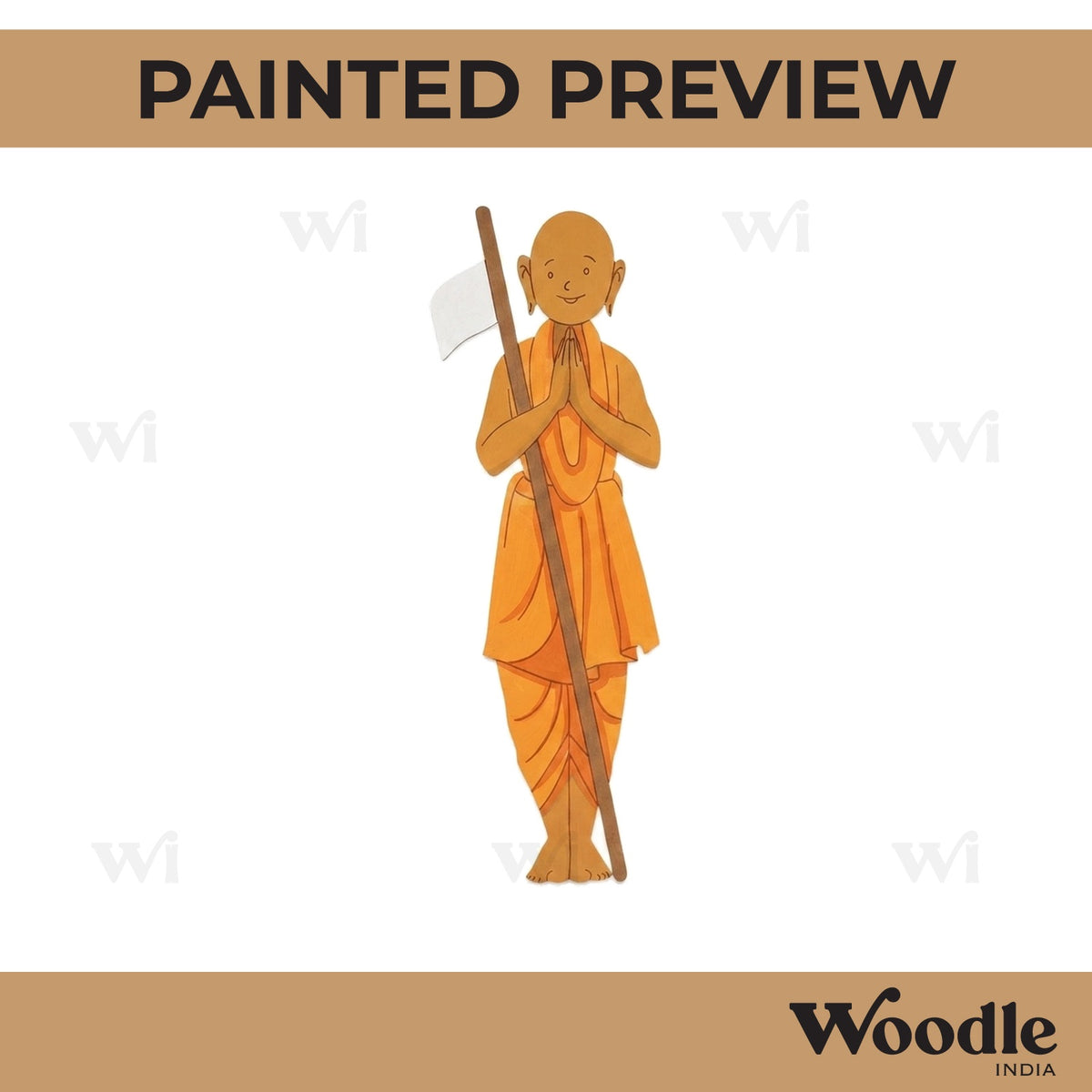Sri Ramanujacharya Pandit Pre Marked MDF Design 1