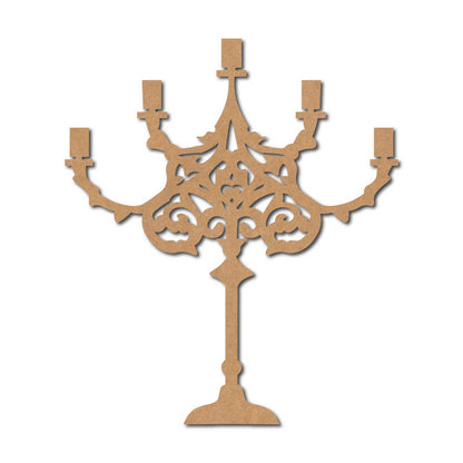 Standing Chandelier Cutout MDF Design 1