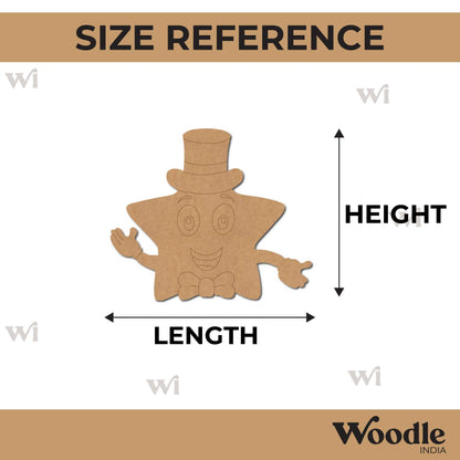 Star Cartoon Pre Marked MDF Design 1