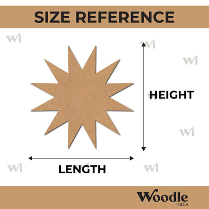 Star Cutout MDF Design 10