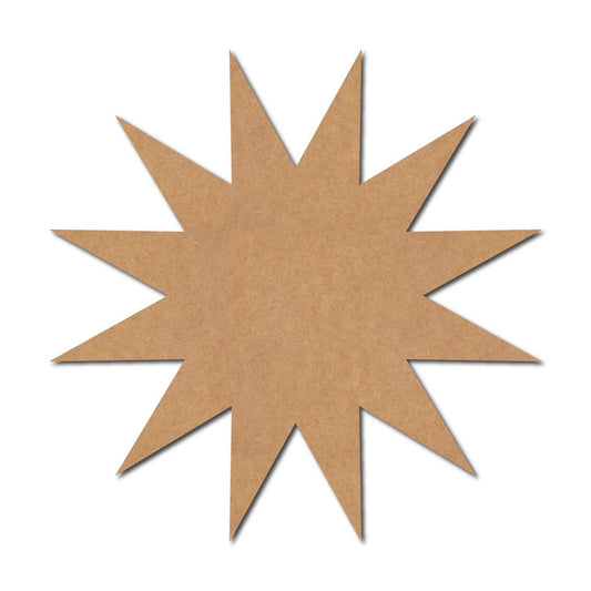 Star Cutout MDF Design 10