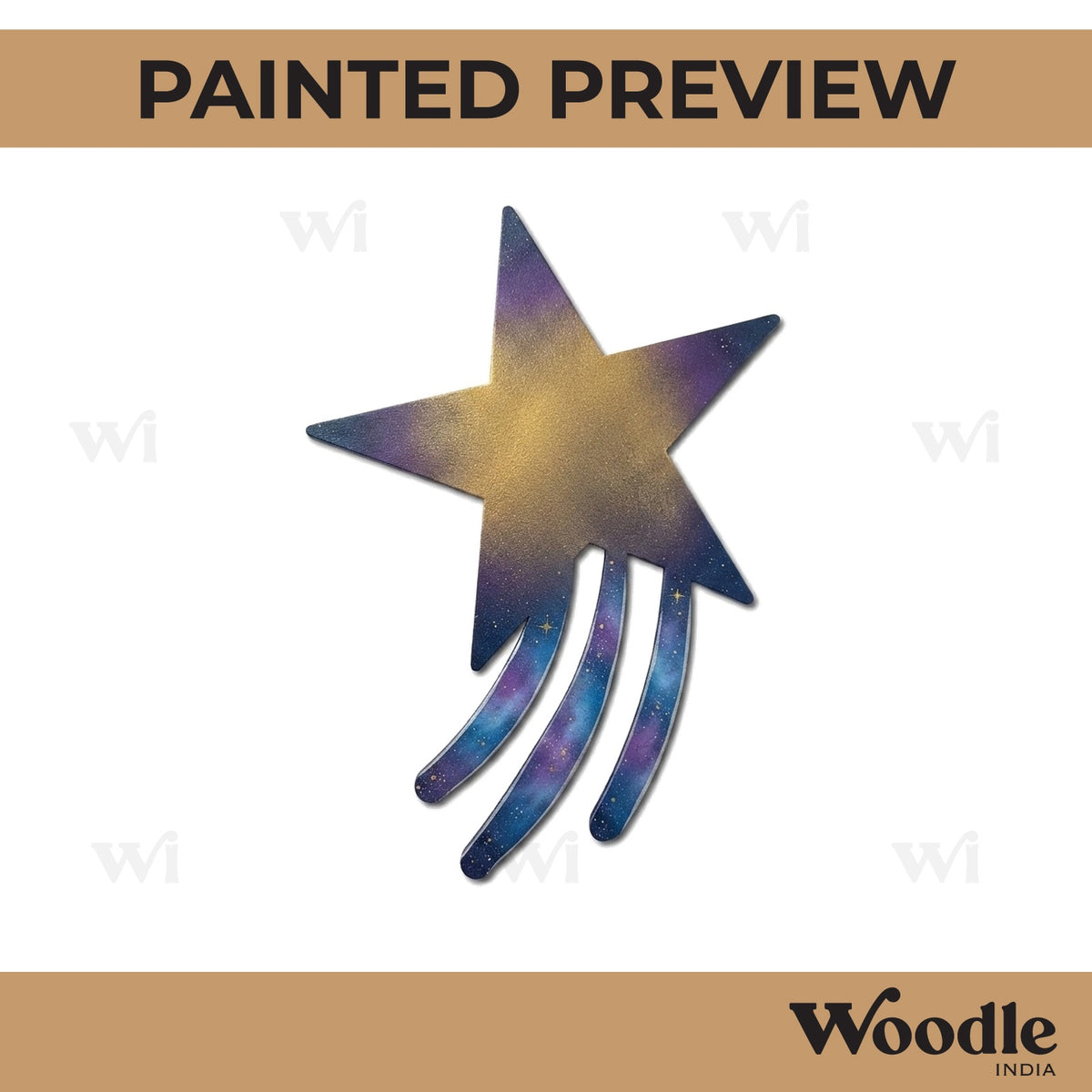 Star Cutout MDF Design 13