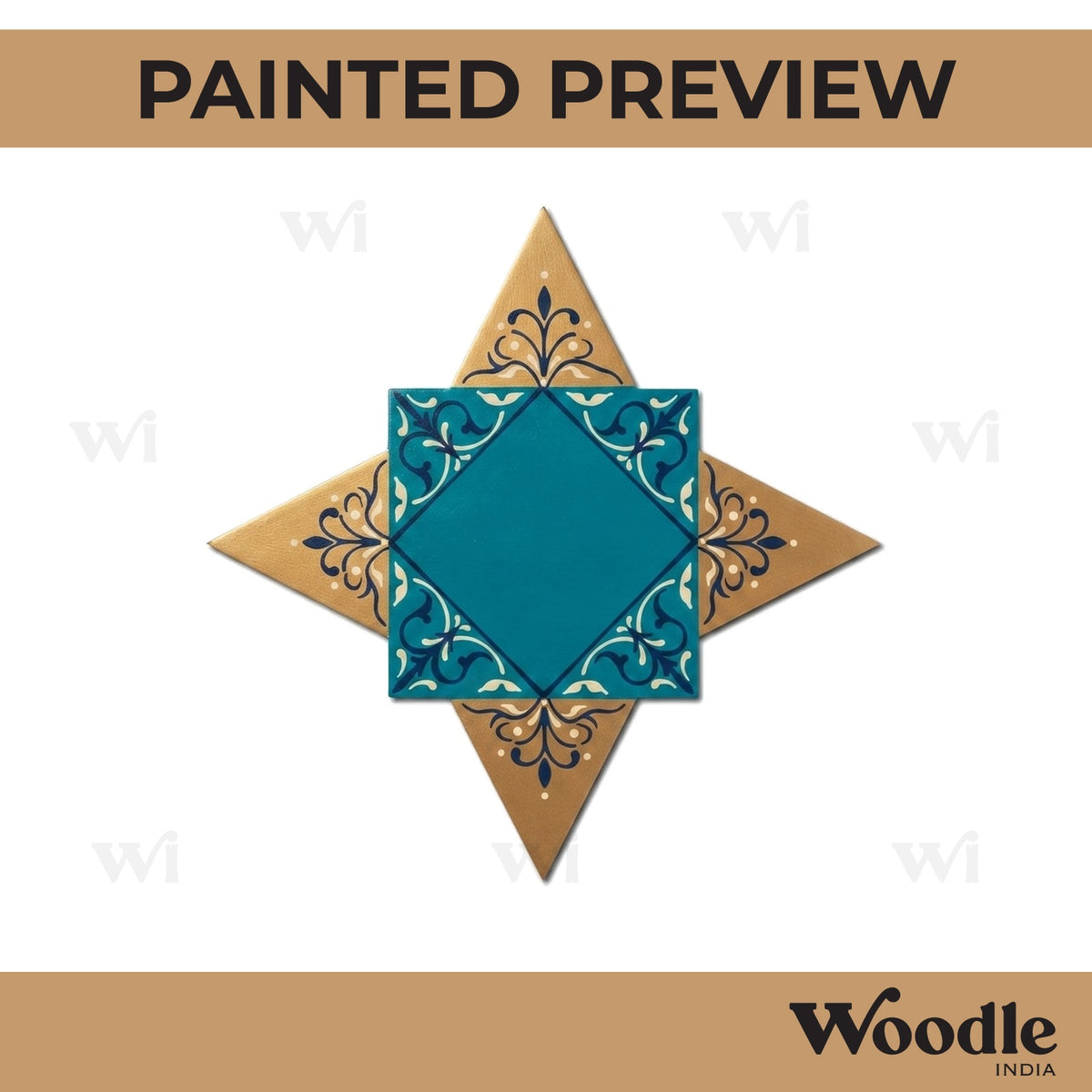 Star Cutout MDF Design 5