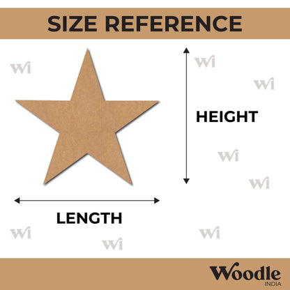 Star Cutout MDF Design 6