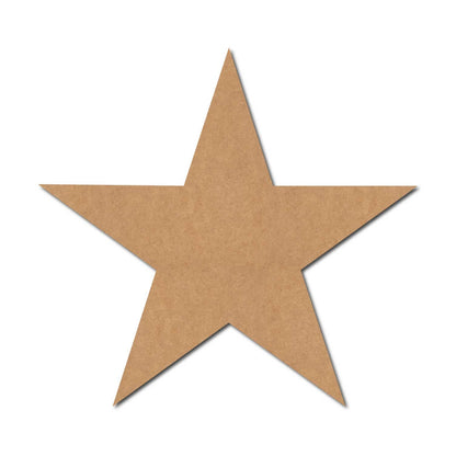 Star Cutout MDF Design 6
