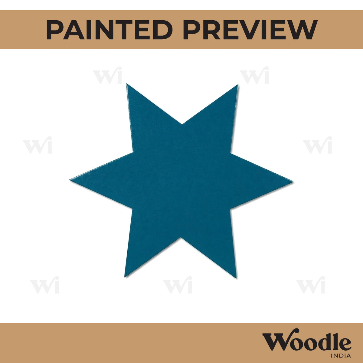 Star Cutout MDF Design 7