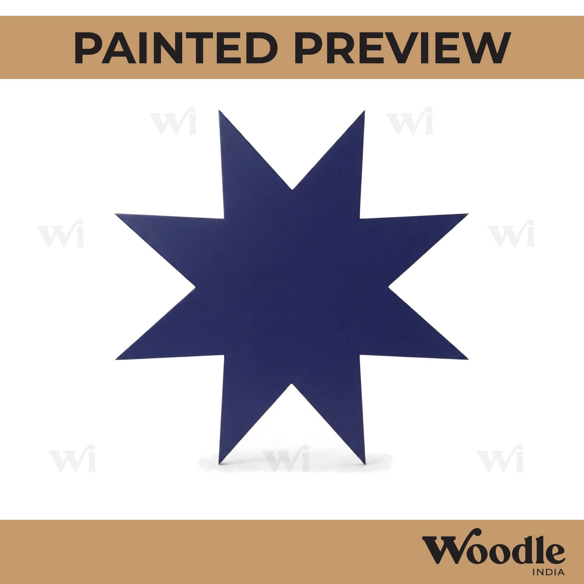 Star Cutout MDF Design 8