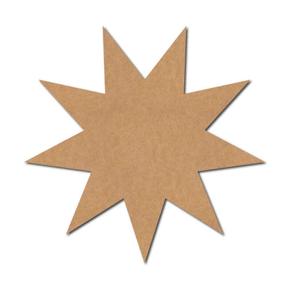 Star Cutout MDF Design 9