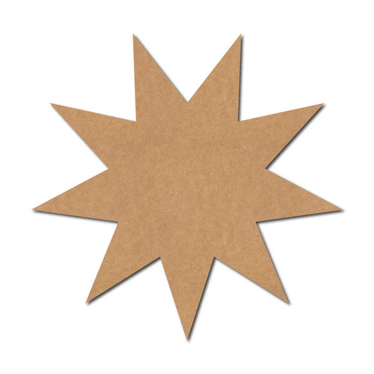 Star Cutout MDF Design 9