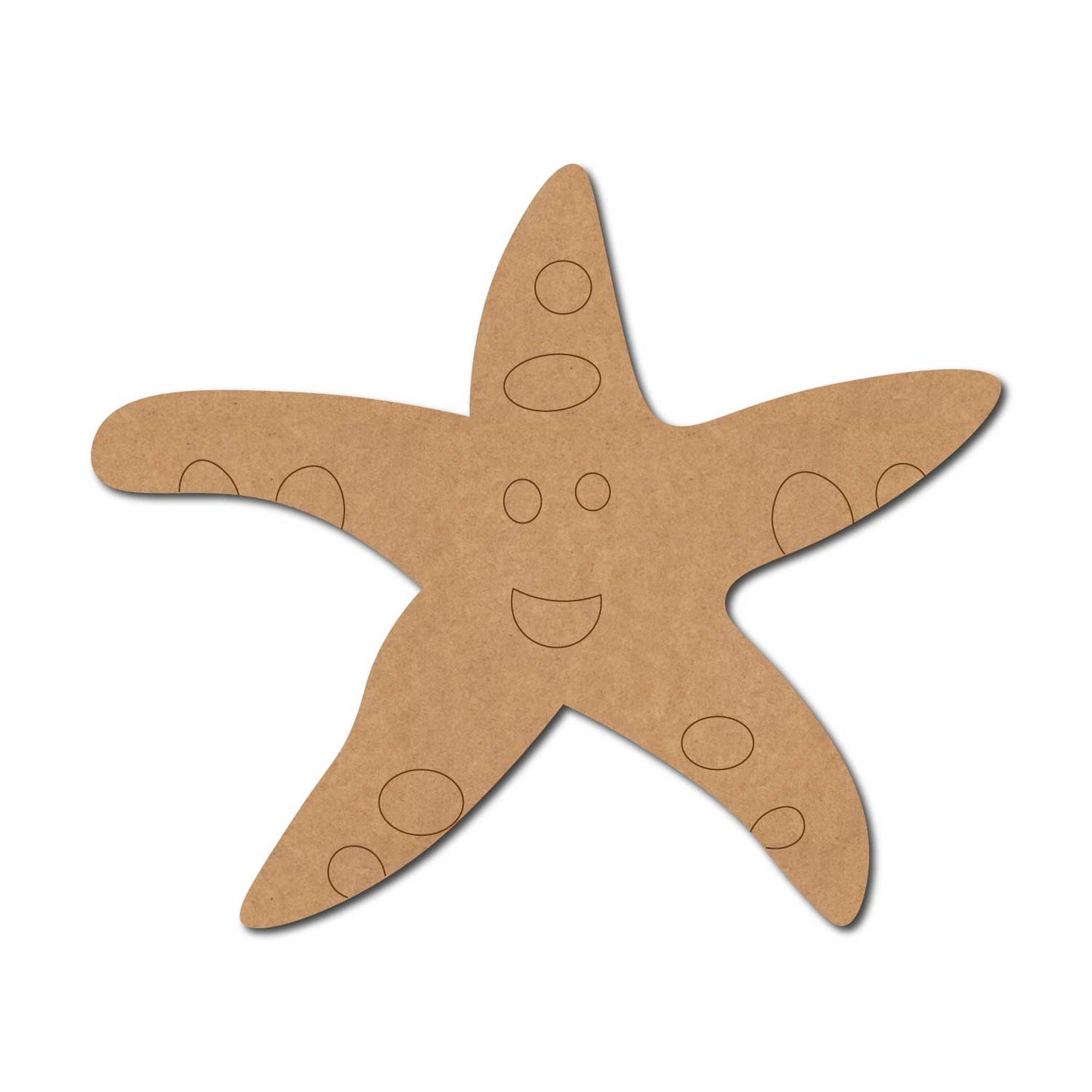 Star Fish Pre Marked MDF Design 3