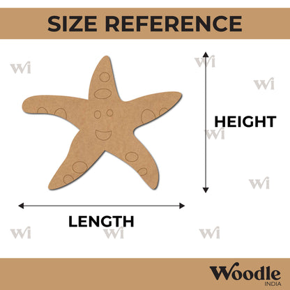 Star Fish Pre Marked MDF Design 3